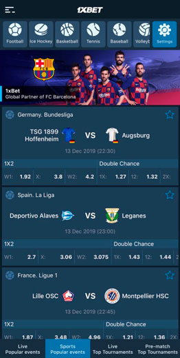 1XBET iOS App Download 1XBET iOS App directrly from our website our via App Store